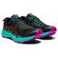 Asics Womens FujiTrabuco Lyte Running Shoes - Black/Baltic Jewel - thumbnail image 2