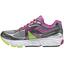 Saucony Womens Omni 12 Running Shoes - Grey/Purple/Citron - thumbnail image 2