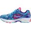 Saucony Womens Guide 7 Running Shoes - Blue/ViZiPINK - thumbnail image 2