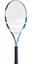 Babolat Evo Drive Womens Tennis Racket - White/Blue - thumbnail image 1