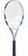 Babolat Evo Drive Womens Tennis Racket - White/Blue - thumbnail image 1