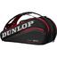Dunlop CX Series 9 Racket Bag - Black/Red - thumbnail image 1