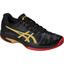 Asics Mens Solution Speed FF Ltd. Tennis Shoes - Black/Rich Gold - thumbnail image 2