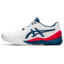 Asics Mens GEL-Resolution 8 Clay Tennis Shoes - White/Mako Blue - thumbnail image 4