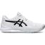 Asics Mens GEL-Resolution 8 Tennis Shoes - White/Black - thumbnail image 1