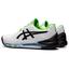 Asics Mens GEL-Resolution 8 Tennis Shoes - White/Green Gecko - thumbnail image 3