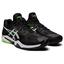 Asics Mens Court FF 2 Tennis Shoes - Black/Gecko Green - thumbnail image 2