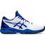 Asics Mens Court FF Novak Tennis Shoes - White/Asics Blue - thumbnail image 1