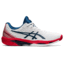 Asics Mens Solution Speed FF 2 Tennis Shoes - White/Mako Blue - thumbnail image 1