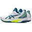 Asics Mens Solution Speed FF 2 Tennis Shoes - White/Blue - thumbnail image 3