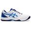 Asics Mens GEL-Dedicate 7 Tennis Shoes - White/Electric Blue - thumbnail image 1