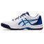 Asics Mens GEL-Dedicate 7 Tennis Shoes - White/Electric Blue - thumbnail image 4