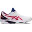 Asics Mens Solution Speed FF 2 L.E Tennis Shoes - White/Classic Red - thumbnail image 1