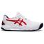 Asics Mens GEL-Resolution 8 L.E Tennis Shoes - White/Classic Red - thumbnail image 1