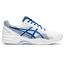 Asics Mens Gel Game 8 Clay Tennis Shoes -  White/Blue - thumbnail image 1