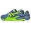 Asics Mens GEL-Resolution 9 Tennis Shoes - Steel Blue/Hazard Green - thumbnail image 3