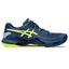 Asics Mens GEL-Resolution 9 Tennis Shoes -  Mako Blue/Yellow - thumbnail image 1
