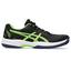 Asics Mens GEL-Game 9 Padel Shoes - Black/Electric Lime - thumbnail image 1