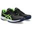 Asics Mens GEL-Game 9 Padel Shoes - Black/Electric Lime - thumbnail image 2