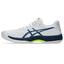 Asics Mens GEL-Game 9 Tennis Shoes - White/Mako Blue - thumbnail image 4