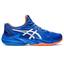 Asics Mens Court FF 3 Novak Tennis Shoes - Tuna Blue/Orange - thumbnail image 1
