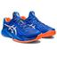 Asics Mens Court FF 3 Novak Tennis Shoes - Tuna Blue/Orange - thumbnail image 2