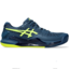 Asics Mens GEL-Resolution 9 Clay Tennis Shoes - Mako Blue/Safety Yellow - thumbnail image 1
