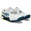Asics Mens GEL-Resolution 9 Clay Tennis Shoes - White/Blue/Yellow - thumbnail image 2
