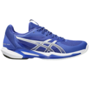 Asics Mens Solution Speed FF 3 Tennis Shoes - White/Dark Cobalt - thumbnail image 1
