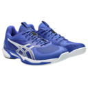 Asics Mens Solution Speed FF 3 Tennis Shoes - White/Dark Cobalt - thumbnail image 4