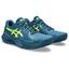 Asics Mens GEL-Challenger 14 Clay Tennis Shoes - Restful Teal/Safety Yellow - thumbnail image 2