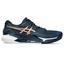 Asics Mens GEL-Resolution 9 Tennis Shoes - French Blue/Pure Gold - thumbnail image 1