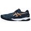 Asics Mens GEL-Resolution 9 Clay Tennis Shoes - French Blue/Pure Gold - thumbnail image 4