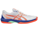 Asics Mens Game FF Padel Shoes - White/Vivid Coral - thumbnail image 1