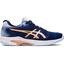Asics Womens Solution Speed FF Tennis Shoes - Peacoat/Rose Gold - thumbnail image 1