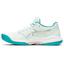 Asics Womens GEL-Game 7 Tennis Shoes - Bio Mint/Pure Silver - thumbnail image 2