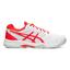Asics Womens GEL-Dedicate 6 Tennis Shoes - White/Laser Pink - thumbnail image 1