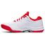 Asics Womens GEL-Dedicate 6 Tennis Shoes - White/Fiery Red - thumbnail image 2