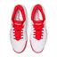 Asics Womens GEL-Dedicate 6 Tennis Shoes - White/Fiery Red - thumbnail image 3