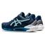 Asics Womens GEL-Resolution 8 Clay Tennis Shoes -  Light Indigo/Clear Blue - thumbnail image 3