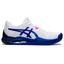 Asics Womens GEL-Resolution 8 Tennis Shoes - White/Lapis Lazuli Blue - thumbnail image 1