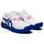 Asics Womens GEL-Resolution 8 Tennis Shoes - White/Lapis Lazuli Blue - thumbnail image 2