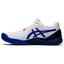 Asics Womens GEL-Resolution 8 Tennis Shoes - White/Lapis Lazuli Blue - thumbnail image 4