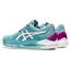 Asics Womens GEL-Resolution 8 Tennis Shoes - Smoke Blue/White - thumbnail image 3