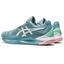 Asics Womens GEL-Resolution 8 Tennis Shoes - Smoke Blue/White - thumbnail image 3