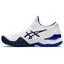 Asics Womens Court FF 2 Tennis Shoes - White/Lapis Lazuli Blue - thumbnail image 4