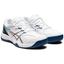 Asics Womens Court Slide 2 Tennis Shoes - White/Blue - thumbnail image 4