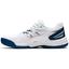 Asics Womens Court Slide 2 Tennis Shoes - White/Blue - thumbnail image 6