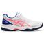 Asics Womens GEL-Game 8 Omni/Clay Tennis Shoes - White/Blazing Coral - thumbnail image 1
