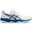 Asics Womens GEL-Game 8 Omni/Clay Tennis Shoes - White/Blue - thumbnail image 1